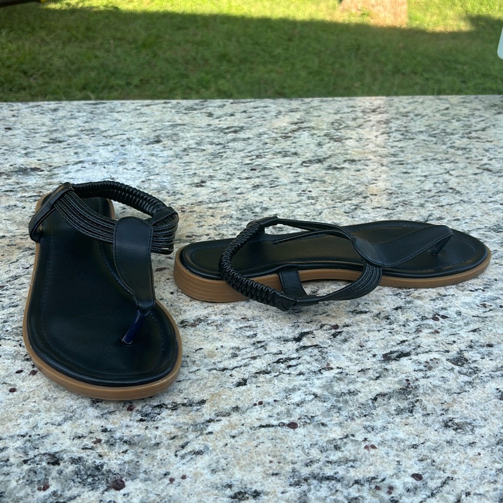 Black sandals